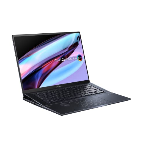 ASUS Zenbook Pro 16X OLED Laptop | 16' WQUXGA 120Hz/2ms OLED Display | Intel Core i9-12900H | 32 GB RAM | 1 TB SSD | NVIDIA RTX 3060 | Windows 11 | QWERTZ Tastatur | Tech Black | Touchscreen