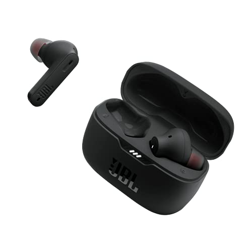 JBL Tune 230 NC TWS – Wasserfeste, True-Wireless In-Ear-Kopfhörer mit Noise-Cancelling in Schwarz – Mit bis zu 40 Stunden Musikwiedergabe