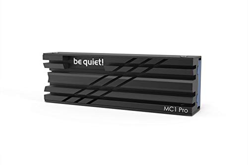 be quiet! MC1 Pro M.2 SSD Kühler Kühlkörper mit integrierter Heatpipe für Ein- und Doppelseitige 2280 Module BZ003