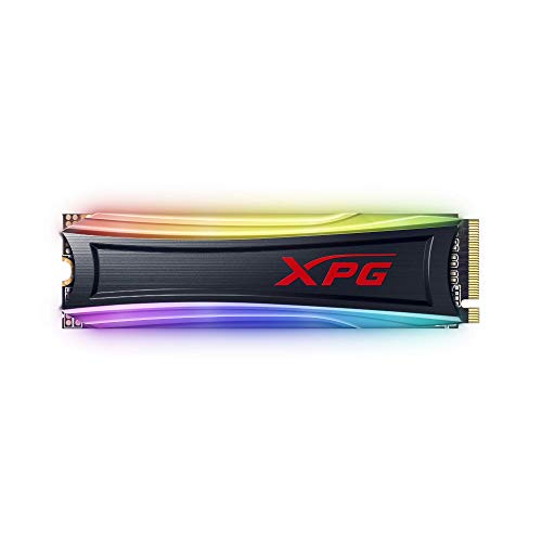 ADATA XPG S40G 512GB RGB M.2 Interne Solid State Drive Gaming- SSD Festplatte, schwarz