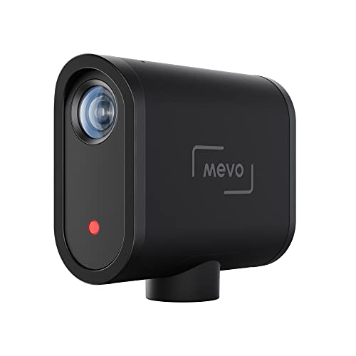 Mevo Start Kabellose Live-Streaming-Kamera - 1080p Full HD, Integriertes Mikrofon, App-Steuerung, Streaming auf YouTube, Facebook, Twitch, Zoom über LTE oder Wi-Fi, In Schwarz