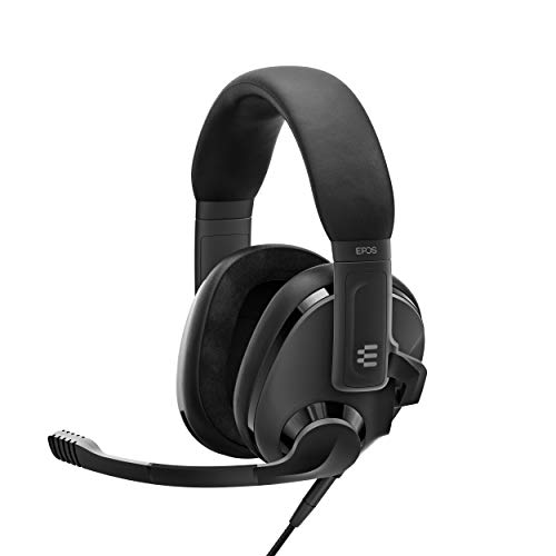 EPOS H3 Geschlossenes Akustisches Gaming Headset, Geräuschunterdrückendes Mikrofon, Plug & Play, Hohe Audio-Qualität, Individuell Einstellbar, Leicht, Ergonomisch, für PC, Mac, PS4, PS5, Switch, Xbox