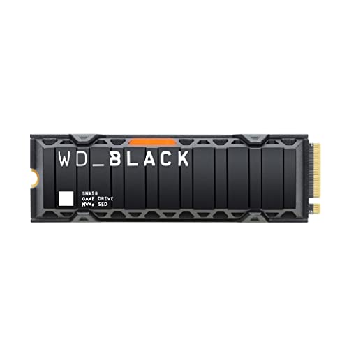 WD_BLACK SN850 mit Heatsink 1TB NVMe interne Gaming SSD; PCIe Gen4 Technologie, bis zu 7000 MB/s Lesen, M.2 2280, Works with PlayStation 5 (ab Softwareversion 21.02-04.00.00), Festkörper-Laufwerk
