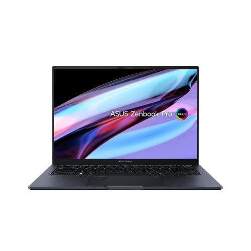 ASUS Zenbook Pro 14 OLED Laptop | 14,5' WQXGA+ 120Hz/0,2ms 16:10 OLED Display | Intel Core i9-13900H | 32 GB RAM | 1 TB SSD | NVIDIA RTX 4060 | Windows 11 | QWERTZ Tastatur | Tech Black