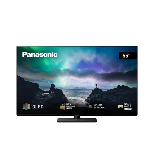 Panasonic TX-55LZW804 139 cm OLED Fernseher (55 Zoll, 4K Ultra HD, HCX PRO AI Processor, Dolby Atmos,Dolby Vision IQ, Game Mode Extreme, HDMI, USB), Schwarz