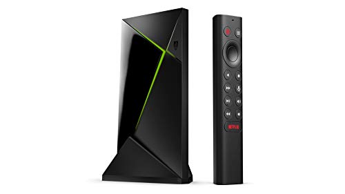 NVIDIA SHIELD Android TV Pro Multimedia Player; 4K HDR Filme, Live Sport, Dolby Vision-Atmos, KI-unterstützte Video-Hochskalierung, GeForce NOW Cloud Gaming, Google Assistant integriert