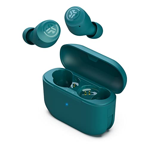 JLab Go Air Pop In Ear Kopfhörer Bluetooth Kabellos, True Wireless Kopfhörer mit Mikrofon, 32+ Stunden Headphones, Ohrhörer Kabellose, Earbuds mit USB Ladebox, Dual Connect, EQ3 Sound, Blaugrün