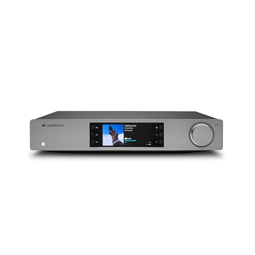Cambridge Audio CXN100 - Separater hochauflösender WiFi-Netzwerk-Audioplayer, Streamer und Vorverstärker mit Display, integriertem Chromecast, Internetradio und Sabre DAC - Lunar Grey