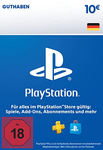 PlayStation Store Guthaben 10 EUR | PSN Deutsches Konto | PS5/PS4 Download Code