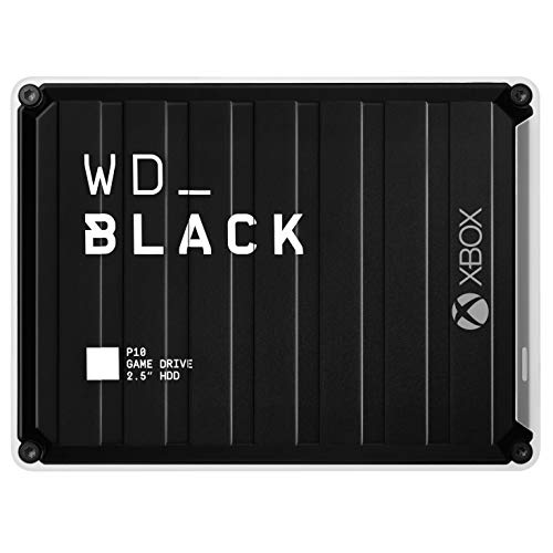 WD_BLACK P10 5 TB Game Drive for Xbox One für mobilen Zugriff auf Ihre Xbox-Spielesammlung