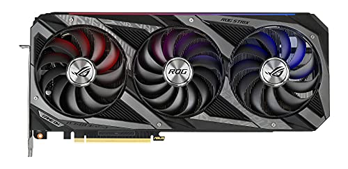 ASUS ROG Strix GeForce RTX 3070 TI 8GB OC Edition Gaming Grafikkarte (GDDR6 Speicher, PCIe 4.0, 2x HDMI 2.1, 3x DisplayPort 1.4a, 1x USB-C mit DisplayPort 1.4a, ROG-STRIX-RTX3070TI-O8G-GAMING