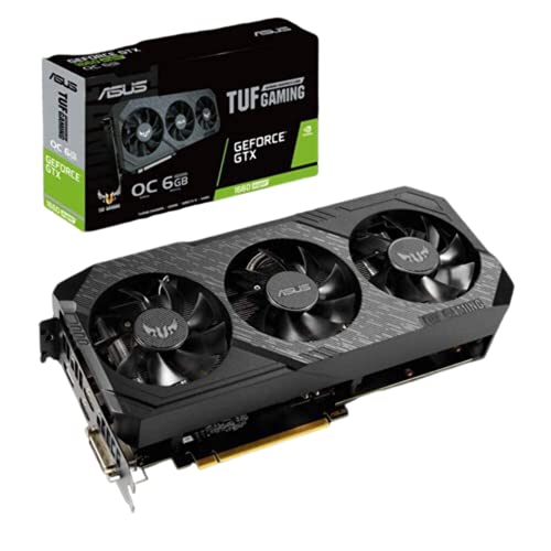 ASUS NVIDIA GeForce GTX 1660 Super TUF X3 OC 6G Gaming Grafikkarte (6GB DDR6 Speicher, HDMI, DVI, DIsplayPort, PCIe 3.0, IP5X)