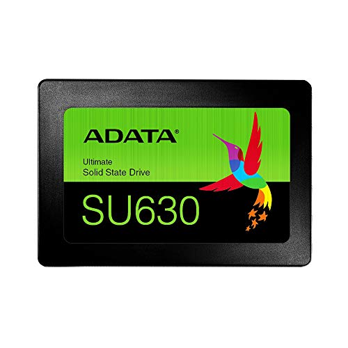 ADATA Ultimate SU630 - 240 GB, interne Solid-State-Drive mit QLC-3D-NAND-Flash, 2.5 Zoll, schwarz, 240GB