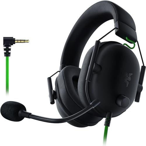 Razer BlackShark V2 X - Premium Esports Gaming Headset (Kabelgebundene Kopfhörer mit 50mm-Treiber, Rauschunterdrückung für PC, Mac, PS4, Xbox One & Switch) Schwarz