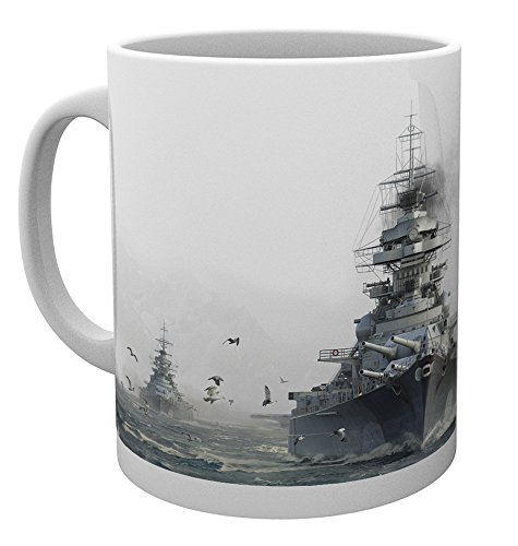 GB eye World of Warships, Bismark-Tasse, Holz, verschiedene Farben, 1 Stück (1 Stück)