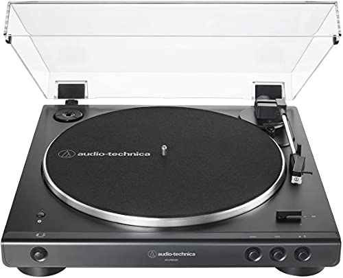 Audio-Technica LP60XBT Vollautomatischer Bluetooth Stereo-Plattenspieler, schwarz