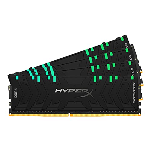 HyperX Predator HX432C16PB3AK4/32 Arbeitsspeicher 3200MHz DDR4 CL16 DIMM XMP 32GB Kit (4x8GB) RGB