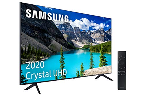 Samsung UHD 2020 Smart TV mit 4K Auflösung, HDR 10+, Crystal Bildschirm, 4K Prozessor, PurColor, intelligenter Klang, eine Fernbedienung und integrierter Sprachassistent