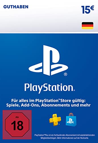15€ PlayStation Store Guthaben | PSN Deutsches Konto [Code per Email]