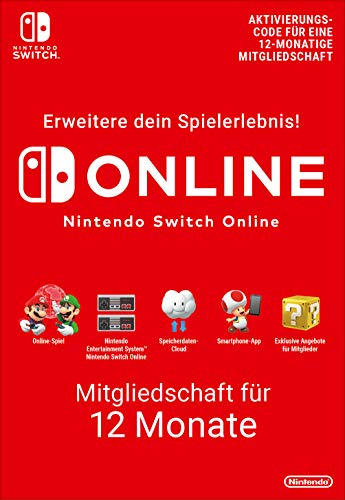 Nintendo Switch Online Mitgliedschaft - 12 Monate | Switch Download Code