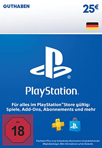 25€ PlayStation Store Guthaben | Deutsches Konto [Code per Email]