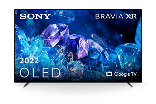Sony XR-77A80K/P BRAVIA XR 77 Zoll Fernseher (OLED ,4K Ultra HD,High Dynamic Range (HDR),Smart TV (Google TV),2022 Modell),Titanschwarz inkl 24 + 6 Monate Herstellergarantie