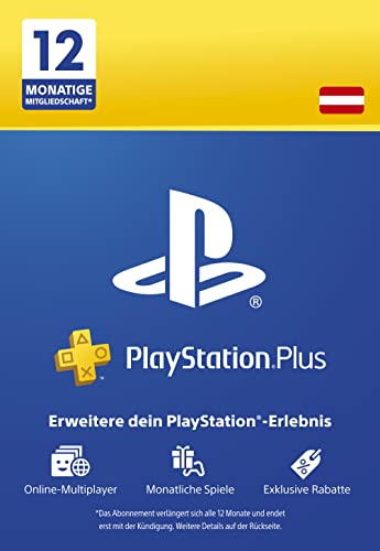 PlayStation Plus Mitgliedschaft | 12 Monate | österreichisches Konto | PS5/PS4 Download Code