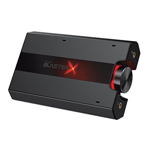 Creative Sound BlasterX G5 externe Soundkarte (7.1 Surround-HD-Audio, Kopfhörerverstärker für Windows PC, Mac und PS4) schwarz