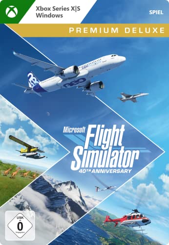 Microsoft Flight Simulator 40th Anniversary - Premium Deluxe Edition | Xbox & Windows 10 - Download Code