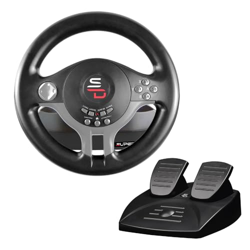 Subsonic Superdrive - Rennlenkrad / Lenkrad Driving Wheel SV200 mit pedalen und Schaltpaddles für Nintendo Switch - PS4 - Xbox One - PC