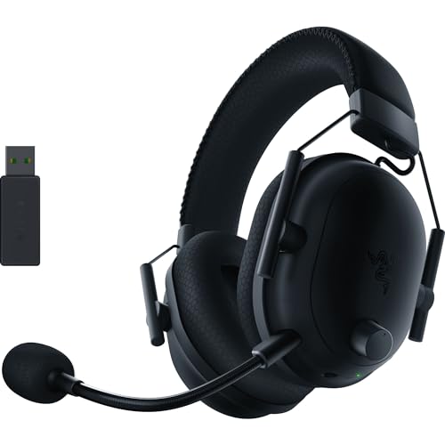 Razer BlackShark V2 Pro - Wireless Premium Esports Gaming Headset (Kabellose Kopfhörer mit 50mm-Treiber, Rauschunterdrückung für PC, Mac, PS4, Xbox One & Switch) Schwarz
