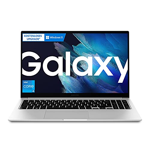 Samsung Galaxy Book 39,62 cm (15 Zoll) Notebook (Intel Core Prozessor i5, 8 GB RAM, 256 GB SSD, Windows 10 Home, Kostenloses Upgrade auf Windows 11) Mystic Silver