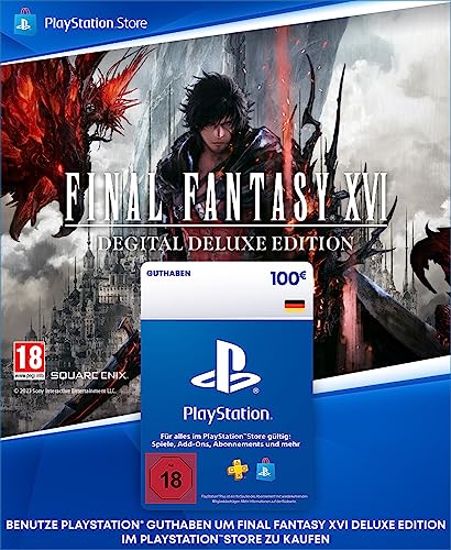 100€ PlayStation Store Guthaben für Final Fantasy XVI Deluxe Edition - Deutsches Konto [Code per Email]