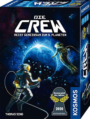 Kosmos 691868 Die Crew - Reist gemeinsam zum 9. Planeten, Kennerspiel des Jahres 2020, kooperatives Kartenspiel für 3 bis 5 Personen, mit Variante für 2 Personen, Gesellschaftsspiel