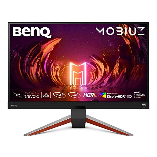BenQ MOBIUZ EX2710Q Gaming Monitor (27 Zoll, IPS, WQHD 165 Hz 1ms HDR 400, FreeSync Premium, 144 Hz kompatibel)