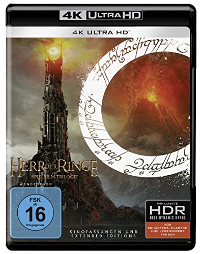 Der Herr der Ringe: Extended Edition Trilogie [4K Ultra HD] [Blu-ray]