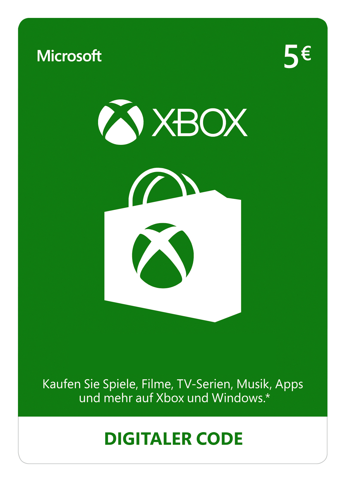 Xbox Live - 5 EUR Guthaben [Xbox Live Online Code]
