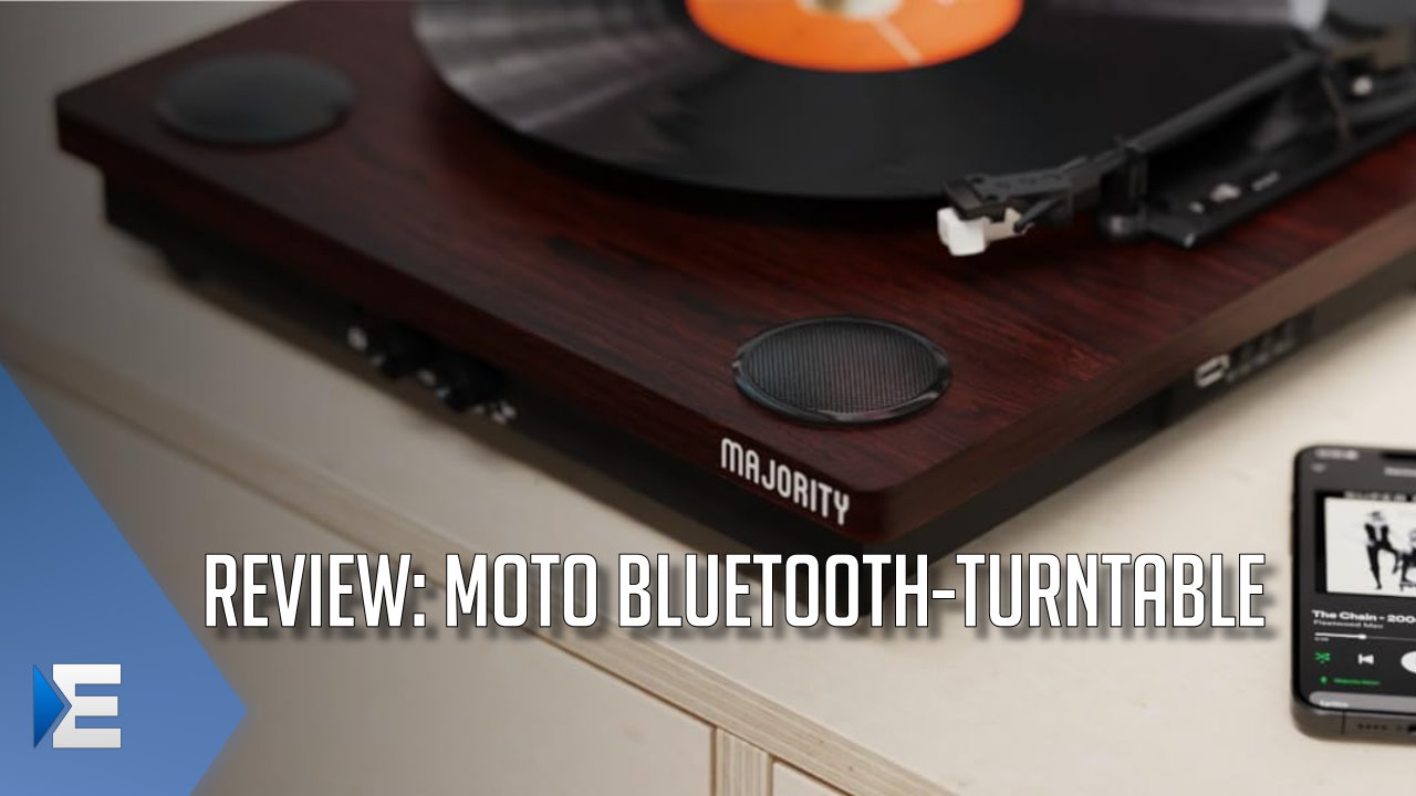 Viel mehr als nur ein Plattenspieler: Majority Moto Bluetooth-Turntable im Test
