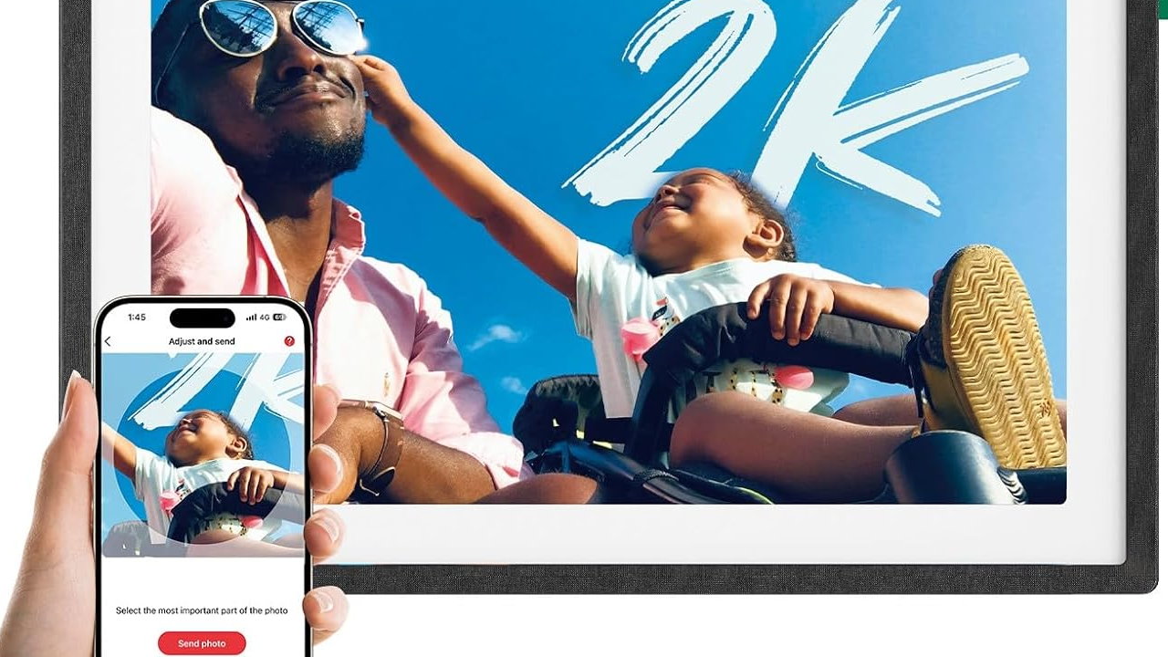 pexar bringt digitale Bilderrahmen: 2K AuflÃ¶sung und blendfreies Display